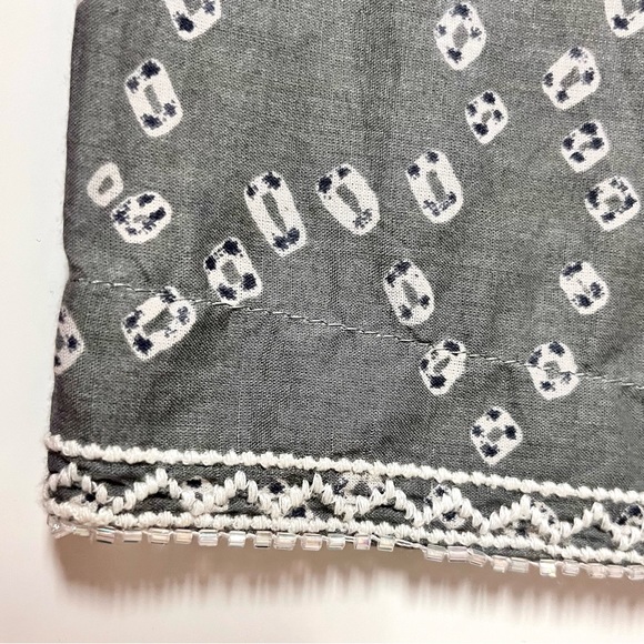 Antonio Melani Embroidered Ombré Tunic Dress/Swim Cover Cotton Size Small - Picture 12 of 14